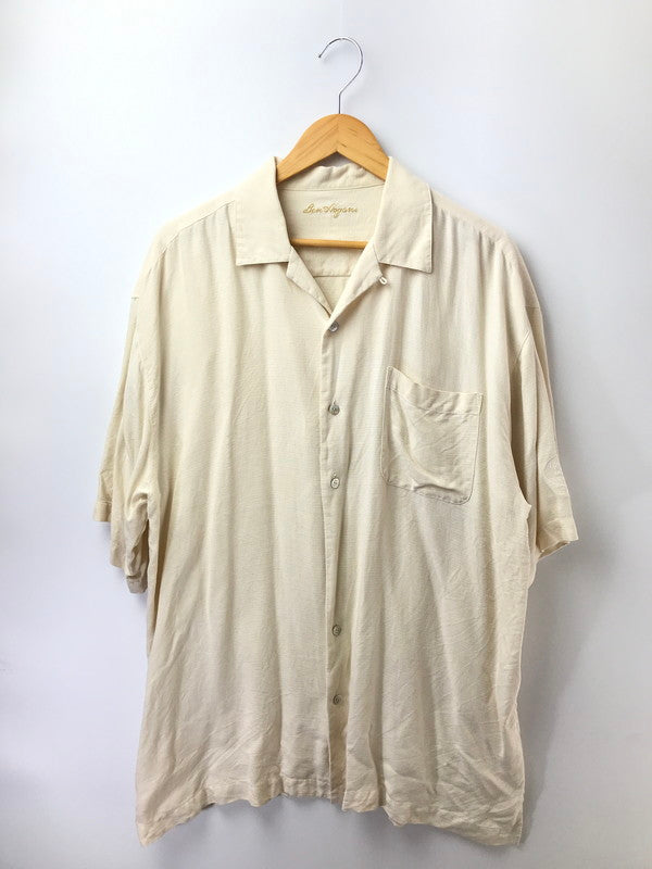 【中古品】【メンズ】 BEN HOGAN ベン ホーガン S/S SILK SHIRT シルクシャツ 半袖シャツ 146-260926-na-06-tagh サイズ：XL カラー：ホワイト 万代Net店