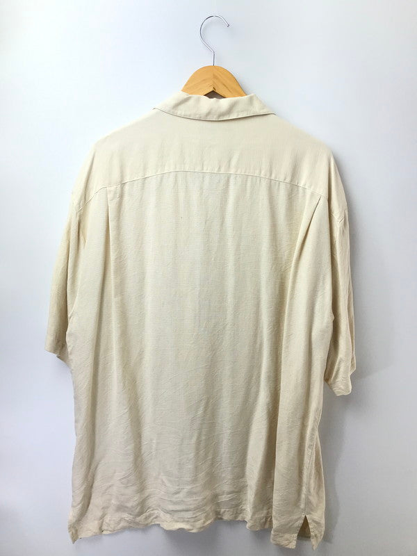 【中古品】【メンズ】 BEN HOGAN ベン ホーガン S/S SILK SHIRT シルクシャツ 半袖シャツ 146-260926-na-06-tagh サイズ：XL カラー：ホワイト 万代Net店