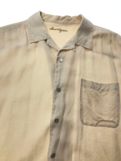 【中古品】【メンズ】 BEN HOGAN ベン ホーガン S/S SILK SHIRT シルクシャツ 半袖シャツ 146-260926-na-06-tagh サイズ：XL カラー：ホワイト 万代Net店