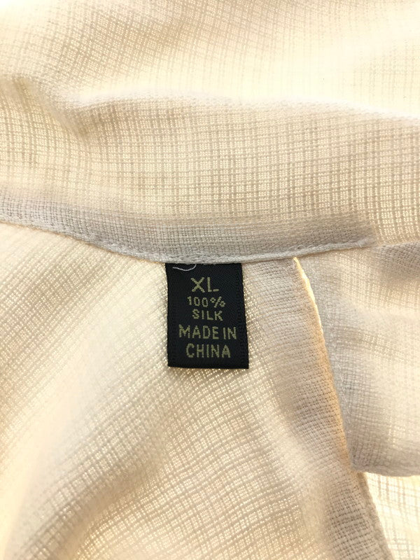 【中古品】【メンズ】 BEN HOGAN ベン ホーガン S/S SILK SHIRT シルクシャツ 半袖シャツ 146-260926-na-06-tagh サイズ：XL カラー：ホワイト 万代Net店