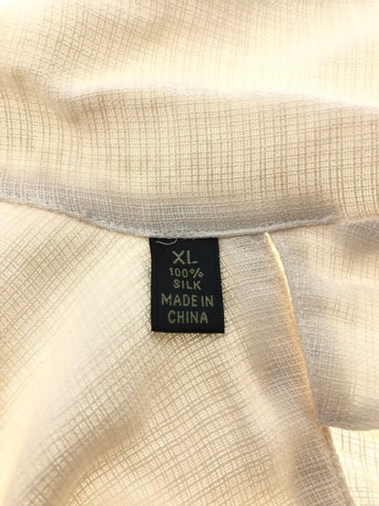 【中古品】【メンズ】 BEN HOGAN ベン ホーガン S/S SILK SHIRT シルクシャツ 半袖シャツ 146-260926-na-06-tagh サイズ：XL カラー：ホワイト 万代Net店