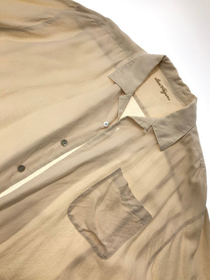 【中古品】【メンズ】 BEN HOGAN ベン ホーガン S/S SILK SHIRT シルクシャツ 半袖シャツ 146-260926-na-06-tagh サイズ：XL カラー：ホワイト 万代Net店