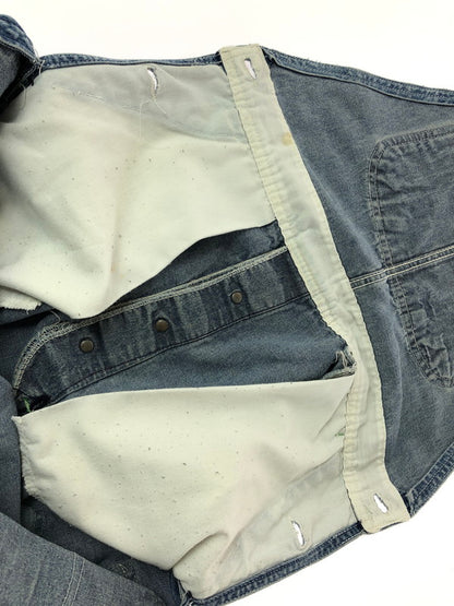 【現状渡し品】【メンズ】 BIG SMITH ビッグスミス 推定80's OVER ALL 推定80年代 オーバーオール 146-260926-rt-40-tagh サイズ：34×36 カラー：インディゴ 万代Net店