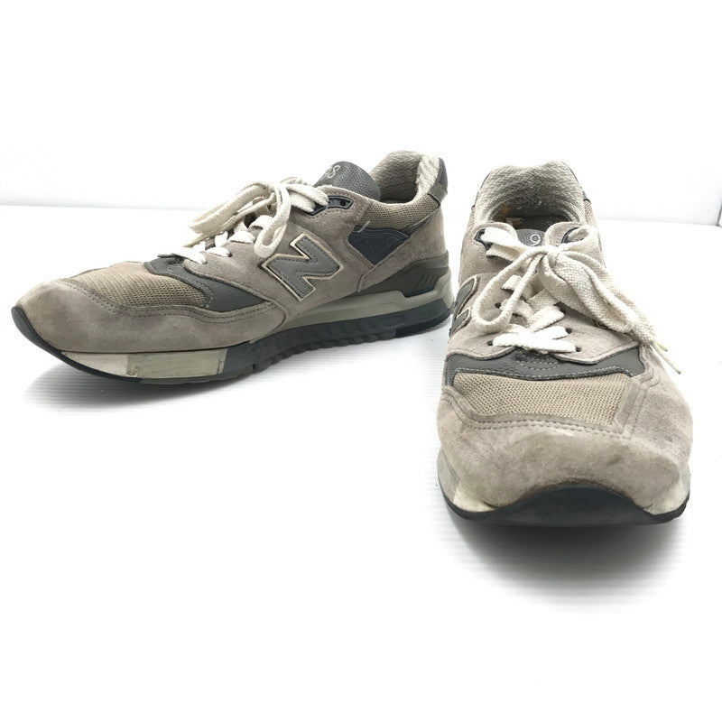 【現状渡し品】【メンズ】 NEW BALANCE ニューバランス GRAY M998 グレー スニーカー 靴 163-260926-rt-08-tagh サイズ：28.5cm US 10 1/2 カラー：グレー 万代Net店