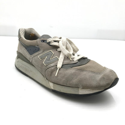 【現状渡し品】【メンズ】 NEW BALANCE ニューバランス GRAY M998 グレー スニーカー 靴 163-260926-rt-08-tagh サイズ：28.5cm US 10 1/2 カラー：グレー 万代Net店
