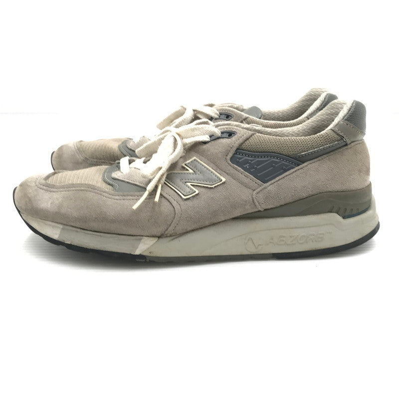 【現状渡し品】【メンズ】 NEW BALANCE ニューバランス GRAY M998 グレー スニーカー 靴 163-260926-rt-08-tagh サイズ：28.5cm US 10 1/2 カラー：グレー 万代Net店