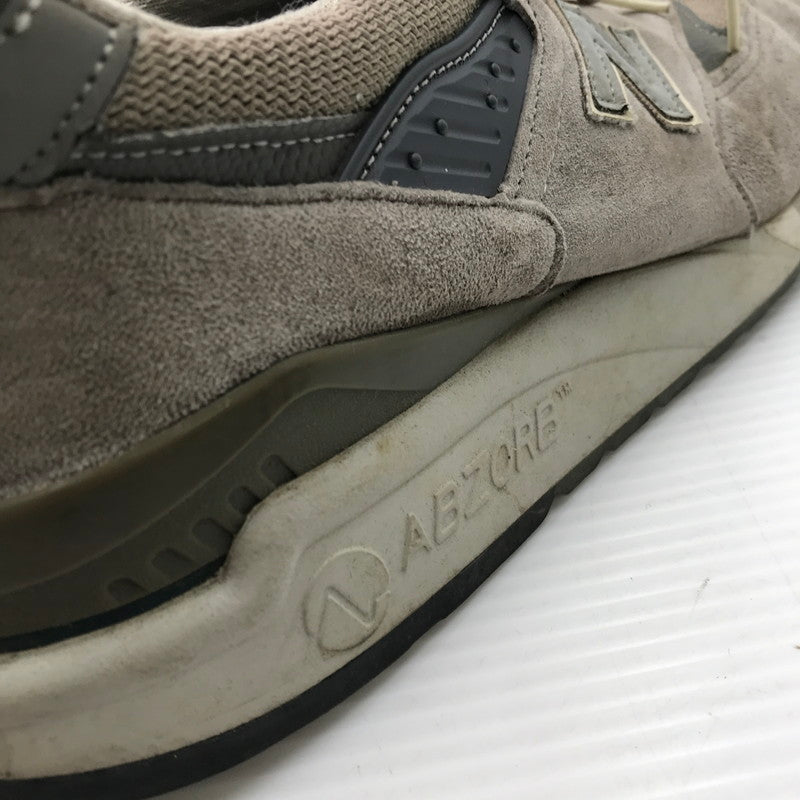 【現状渡し品】【メンズ】 NEW BALANCE ニューバランス GRAY M998 グレー スニーカー 靴 163-260926-rt-08-tagh サイズ：28.5cm US 10 1/2 カラー：グレー 万代Net店