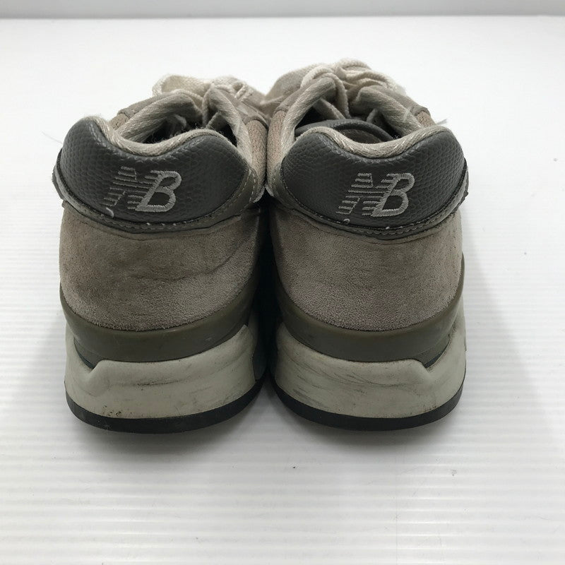 【現状渡し品】【メンズ】 NEW BALANCE ニューバランス GRAY M998 グレー スニーカー 靴 163-260926-rt-08-tagh サイズ：28.5cm US 10 1/2 カラー：グレー 万代Net店