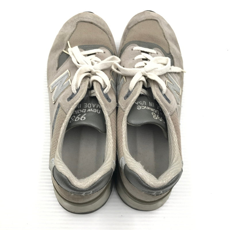 【現状渡し品】【メンズ】 NEW BALANCE ニューバランス GRAY M998 グレー スニーカー 靴 163-260926-rt-08-tagh サイズ：28.5cm US 10 1/2 カラー：グレー 万代Net店