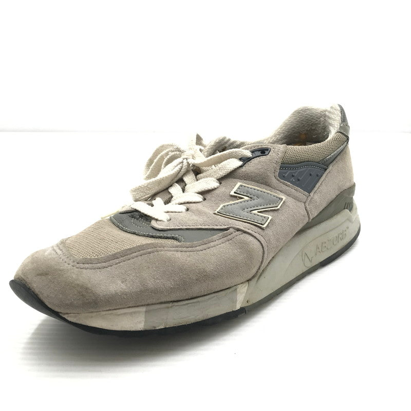 【現状渡し品】【メンズ】 NEW BALANCE ニューバランス GRAY M998 グレー スニーカー 靴 163-260926-rt-08-tagh サイズ：28.5cm US 10 1/2 カラー：グレー 万代Net店