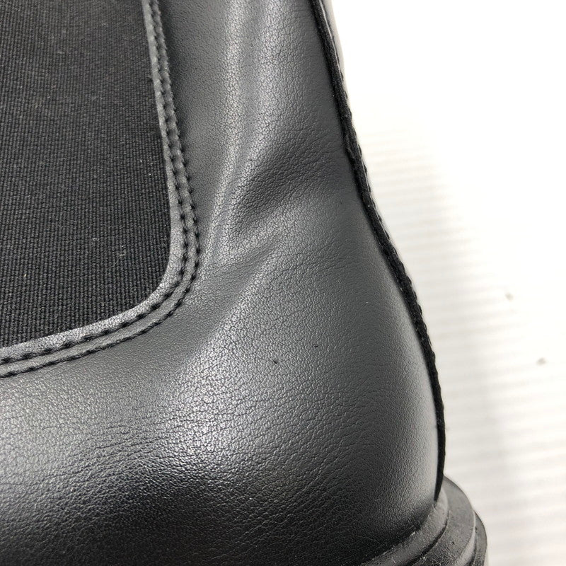 【中古品】【メンズ】 ZARA ザラ CHELSEA BOOTS WITH METAL DETAIL メタリックディテール チェルシーブーツ 靴 163-261005-na-58-tagh サイズ：44 カラー：BLACK 万代Net店
