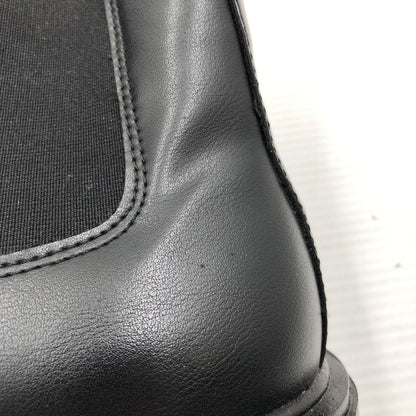 【中古品】【メンズ】 ZARA ザラ CHELSEA BOOTS WITH METAL DETAIL メタリックディテール チェルシーブーツ 靴 163-261005-na-58-tagh サイズ：44 カラー：BLACK 万代Net店
