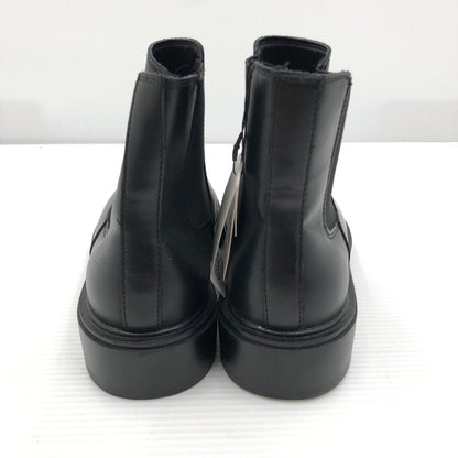 【中古品】【メンズ】 ZARA ザラ CHELSEA BOOTS WITH METAL DETAIL メタリックディテール チェルシーブーツ 靴 163-261005-na-58-tagh サイズ：44 カラー：BLACK 万代Net店