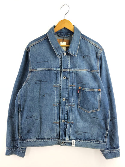 【中古美品】【メンズ】 MARC HARN マークハーン 1ST LETTER DENIM JACKET MODEL 25.001 デニムジャケット ライトアウター 140-260926-na-25-tagh サイズ：L カラー：インディゴ 万代Net店
