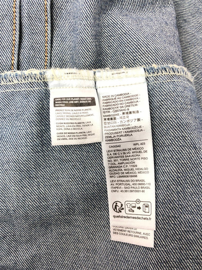 【中古美品】【メンズ】 MARC HARN マークハーン 1ST LETTER DENIM JACKET MODEL 25.001 デニムジャケット ライトアウター 140-260926-na-25-tagh サイズ：L カラー：インディゴ 万代Net店