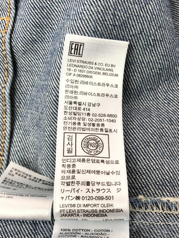 【中古美品】【メンズ】 MARC HARN マークハーン 1ST LETTER DENIM JACKET MODEL 25.001 デニムジャケット ライトアウター 140-260926-na-25-tagh サイズ：L カラー：インディゴ 万代Net店