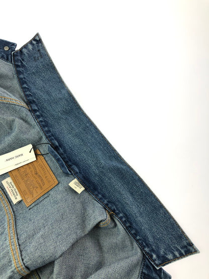 【中古美品】【メンズ】 MARC HARN マークハーン 1ST LETTER DENIM JACKET MODEL 25.001 デニムジャケット ライトアウター 140-260926-na-25-tagh サイズ：L カラー：インディゴ 万代Net店