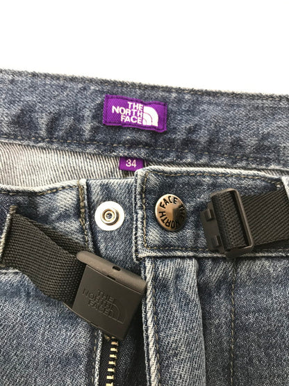 【中古品】【メンズ】 THE NORTH FACE PURPLE LABEL ザノースフェイスパープルレーベル DENIM WIDE TAPERED FIELD PANTS N25FC068 デニム ワイド テーパード フィールドパンツ ボトムス 155-260926-na-14-tagh サイズ：34 カラー：インディゴ 万代Net店