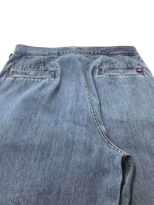 【中古品】【メンズ】 THE NORTH FACE PURPLE LABEL ザノースフェイスパープルレーベル DENIM WIDE TAPERED FIELD PANTS N25FC068 デニム ワイド テーパード フィールドパンツ ボトムス 155-260926-na-14-tagh サイズ：34 カラー：インディゴ 万代Net店