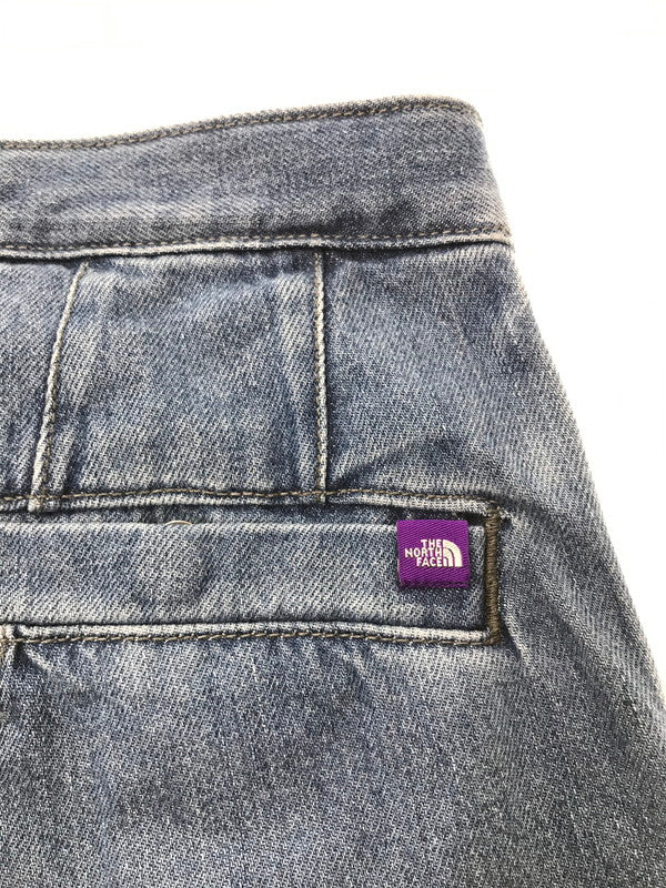 【中古品】【メンズ】 THE NORTH FACE PURPLE LABEL ザノースフェイスパープルレーベル DENIM WIDE TAPERED FIELD PANTS N25FC068 デニム ワイド テーパード フィールドパンツ ボトムス 155-260926-na-14-tagh サイズ：34 カラー：インディゴ 万代Net店