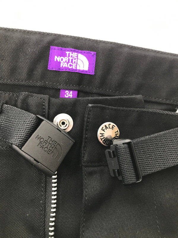 【中古品】【メンズ】 THE NORTH FACE PURPLE LABEL ザノースフェイスパープルレーベル CHINO WIDE TAPERED FIELD PANTS N24FC076 チノ ワイド テーパード フィールドパンツ ボトムス 155-260926-na-13-tagh サイズ：34 カラー：ブラック 万代Net店