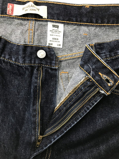 【中古品】【メンズ】 LEVI'S リーバイス 505 DENIM PANTS デニムパンツ ボトムス 158-260926-na-21-tagh サイズ：W40 L30 カラー：インディゴ 万代Net店