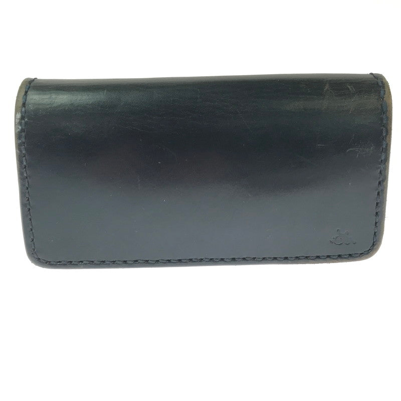 【現状渡し品】【メンズ】 革蛸謹製 鴉羽 極阿形 LEATHER LONG WALLET "BLACK" 財布 200-261013-na-28-tagh カラー：ブラック 万代Net店