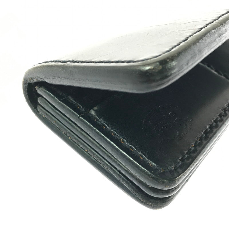 【現状渡し品】【メンズ】 革蛸謹製 鴉羽 極阿形 LEATHER LONG WALLET "BLACK" 財布 200-261013-na-28-tagh カラー：ブラック 万代Net店
