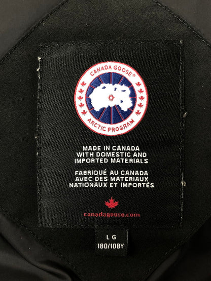 【中古品】【メンズ】 CANADA GOOSE カナダグース RUSSELL PARKA 2301JM ラッセル パーカ ダウンジャケット 141-260930-ty-08-tagh サイズ：L カラー：ブラック 万代Net店