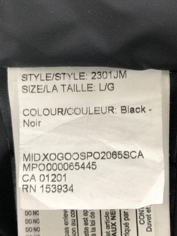 【中古品】【メンズ】 CANADA GOOSE カナダグース RUSSELL PARKA 2301JM ラッセル パーカ ダウンジャケット 141-260930-ty-08-tagh サイズ：L カラー：ブラック 万代Net店