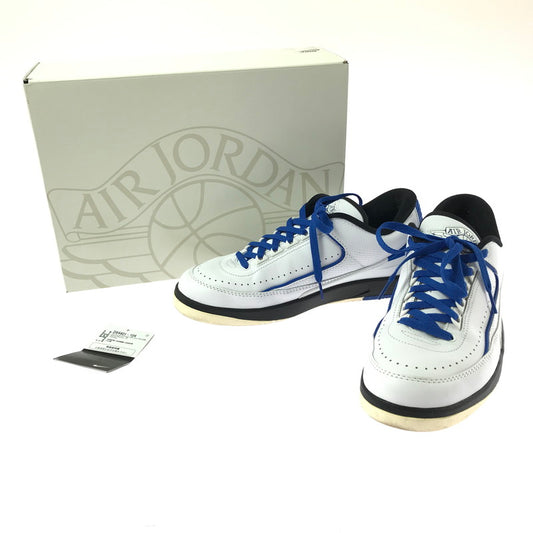 【中古品】【メンズ】 NIKE ナイキ WMNS AIR JORDAN 2 RETRO LOW DX4401-104 ウィメンズ エアジョーダン 2 レトロ ロー スニーカー 靴 160-261003-na-11-tagh サイズ：27.5cm US 10.5 カラー：WHITE/VARSITY ROYAL-BLACK 万代Net店