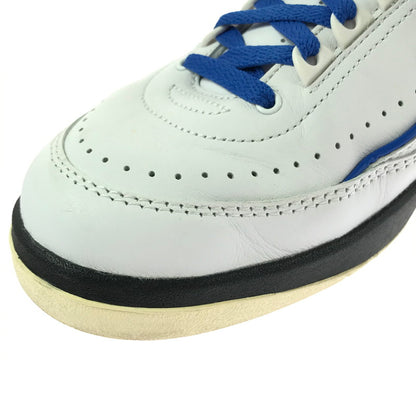 【中古品】【メンズ】 NIKE ナイキ WMNS AIR JORDAN 2 RETRO LOW DX4401-104 ウィメンズ エアジョーダン 2 レトロ ロー スニーカー 靴 160-261003-na-11-tagh サイズ：27.5cm US 10.5 カラー：WHITE/VARSITY ROYAL-BLACK 万代Net店