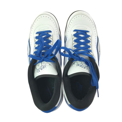 【中古品】【メンズ】 NIKE ナイキ WMNS AIR JORDAN 2 RETRO LOW DX4401-104 ウィメンズ エアジョーダン 2 レトロ ロー スニーカー 靴 160-261003-na-11-tagh サイズ：27.5cm US 10.5 カラー：WHITE/VARSITY ROYAL-BLACK 万代Net店