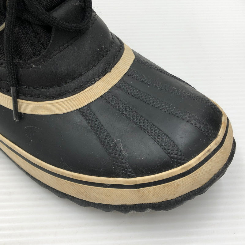 【中古品】【レディース】 SOREL ソレル WINTER CARNIVAL NL1495-011 ウィンター カーニバル ブーツ 靴 167-261006-ty-17-tag サイズ：24cm/US7 カラー：ブラック 万代Net店