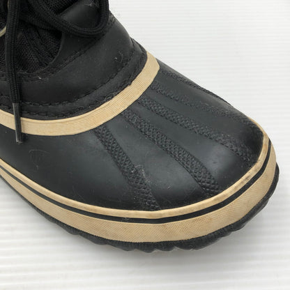 【中古品】【レディース】 SOREL ソレル WINTER CARNIVAL NL1495-011 ウィンター カーニバル ブーツ 靴 167-261006-ty-17-tag サイズ：24cm/US7 カラー：ブラック 万代Net店