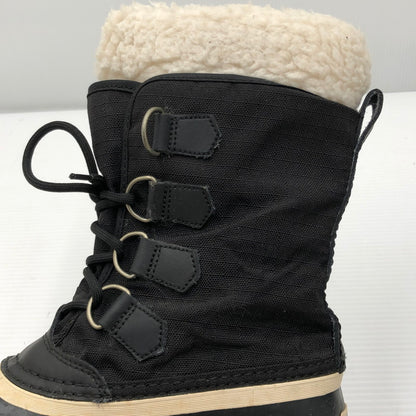 【中古品】【レディース】 SOREL ソレル WINTER CARNIVAL NL1495-011 ウィンター カーニバル ブーツ 靴 167-261006-ty-17-tag サイズ：24cm/US7 カラー：ブラック 万代Net店