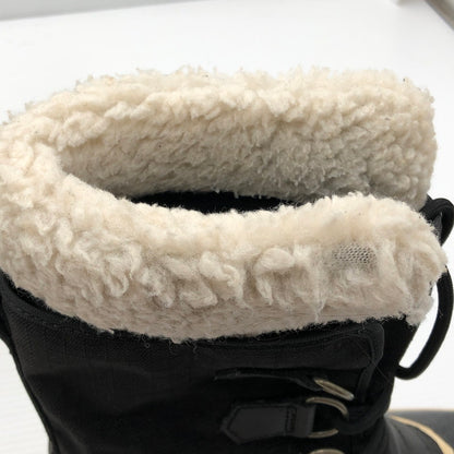 【中古品】【レディース】 SOREL ソレル WINTER CARNIVAL NL1495-011 ウィンター カーニバル ブーツ 靴 167-261006-ty-17-tag サイズ：24cm/US7 カラー：ブラック 万代Net店