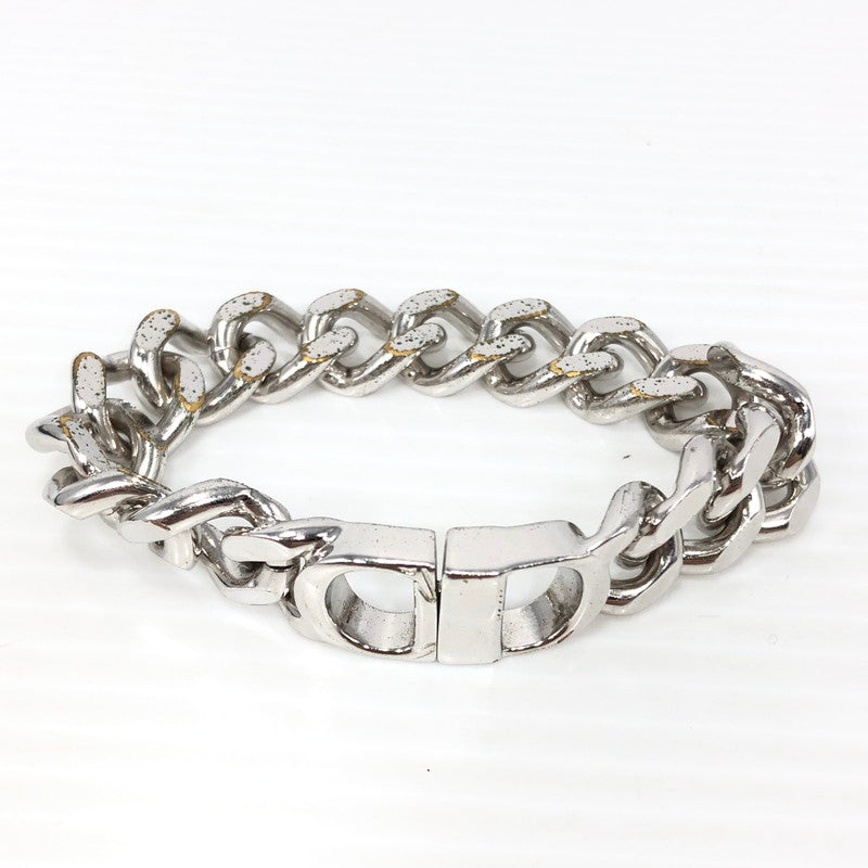 【現状渡し品】【メンズ】 CHRISTIAN DIOR クリスチャンディオール CD ICON CHAIN LINK BRACELET チェーン リンク ブレスレット アクセサリー 182-261007-na-11-tagh カラー：シルバー 万代Net店