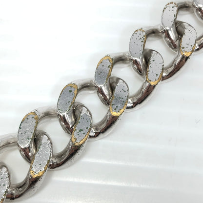 【現状渡し品】【メンズ】 CHRISTIAN DIOR クリスチャンディオール CD ICON CHAIN LINK BRACELET チェーン リンク ブレスレット アクセサリー 182-261007-na-11-tagh カラー：シルバー 万代Net店
