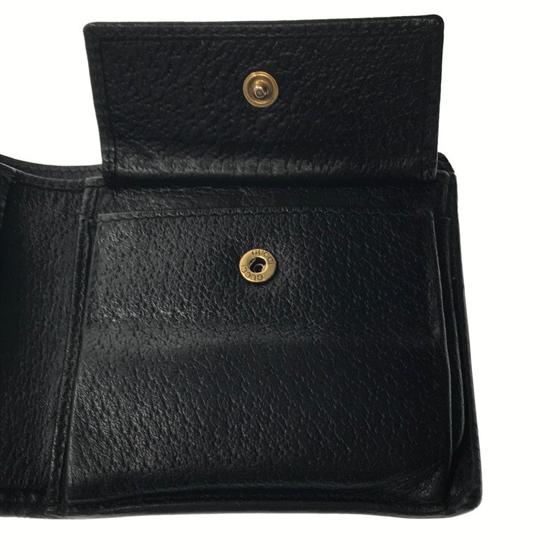 【現状渡し品】【メンズ】 GUCCI グッチ BEE AND STAR COIN WALLET 495053 DJ2KT 8474 ビー アンド スター 二つ折り財布 181-261013-na-22-tagh カラー：ブラック 万代Net店
