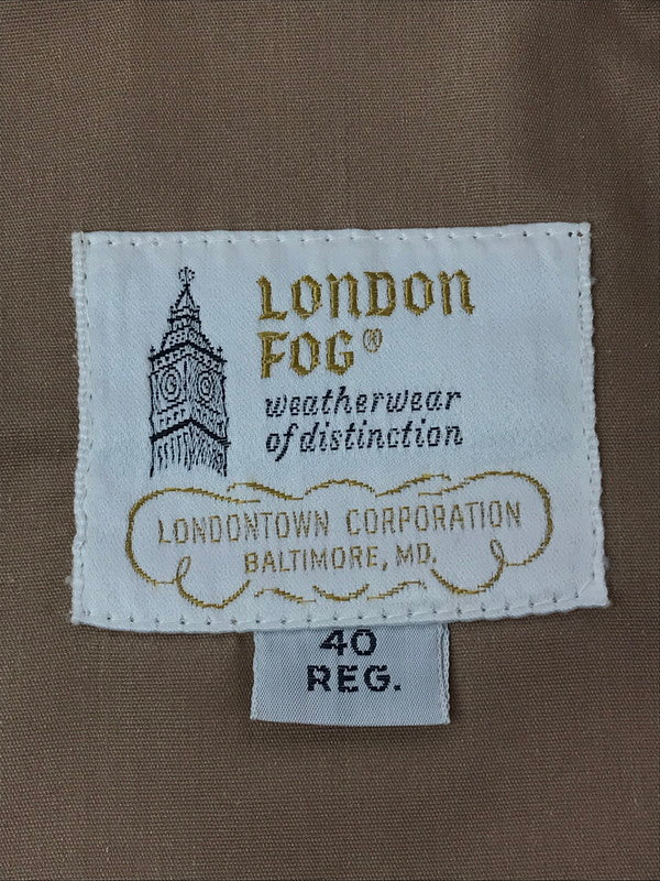 【現状渡し品】【メンズ】 LONDONFOG ロンドンフォグ SWING TOP BEIGE スイングトップ ライトアウター 146-261002-rt-27-tagh サイズ：40 カラー：ベージュ 万代Net店