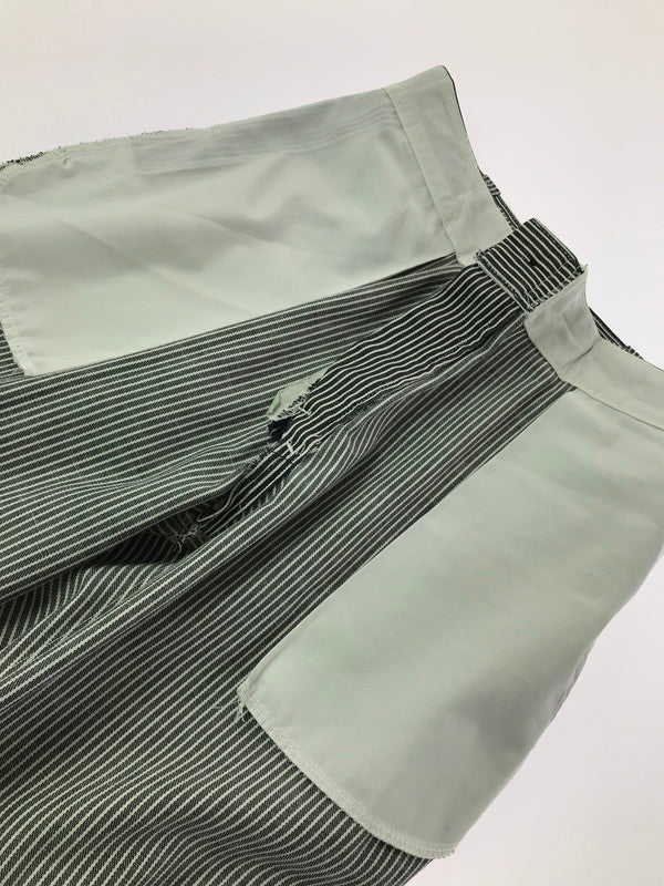 【中古品】【メンズ】 ANGELICA アンジェリカ STRIPE WORK PANTS ストライプ ワーク パンツ 157-261010-ty-17-tagh サイズ：32X カラー：ホワイト/ブラック 万代Net店
