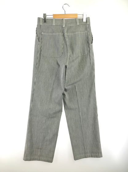 【中古品】【メンズ】 ANGELICA アンジェリカ STRIPE WORK PANTS ストライプ ワーク パンツ 157-261010-ty-17-tagh サイズ：32X カラー：ホワイト/ブラック 万代Net店