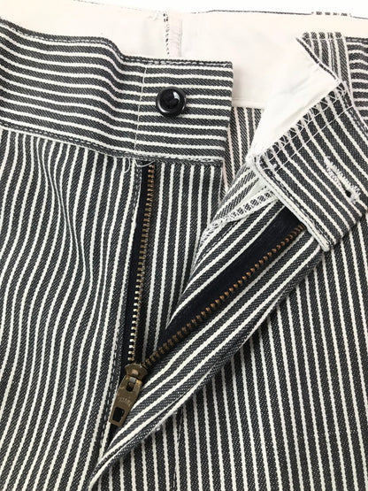 【中古品】【メンズ】 ANGELICA アンジェリカ STRIPE WORK PANTS ストライプ ワーク パンツ 157-261010-ty-17-tagh サイズ：32X カラー：ホワイト/ブラック 万代Net店