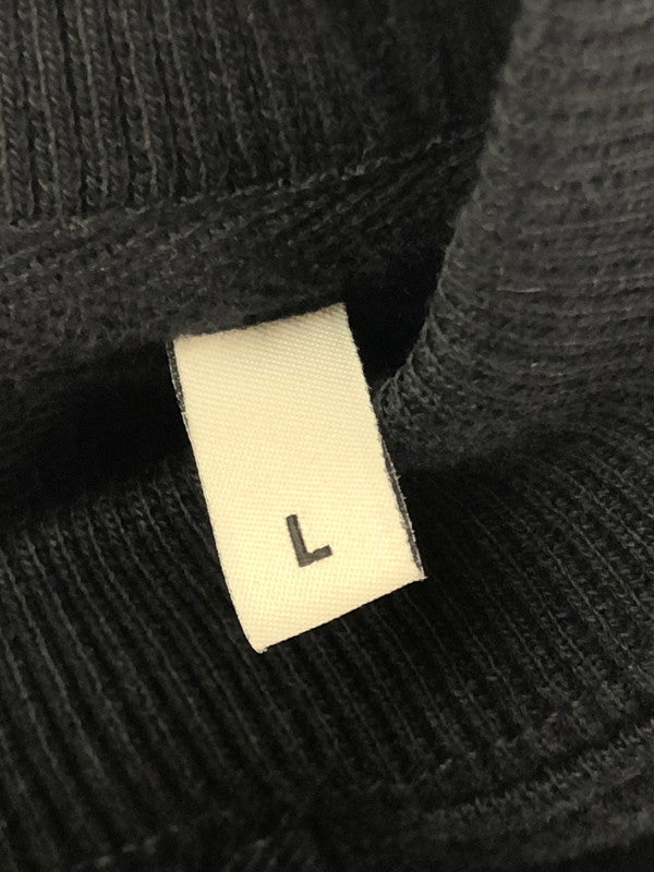 【中古品】【メンズ】 AMI PARIS アミ パリス SWEAT SHIRT USW024.747 スウェットシャツ トレーナー 141-260930-ty-10-tagh サイズ：L カラー：ブラック 万代Net店