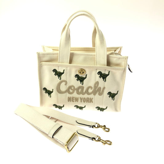 【中古品】【レディース】 COACH コーチ REXI PRINT TOTE BAG J2457-CZ129 レキシー プリント トートバッグ 鞄 180-261015-ty-03-tagh カラー：チョーク マルチ 万代Net店