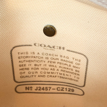 【中古品】【レディース】 COACH コーチ REXI PRINT TOTE BAG J2457-CZ129 レキシー プリント トートバッグ 鞄 180-261015-ty-03-tagh カラー：チョーク マルチ 万代Net店