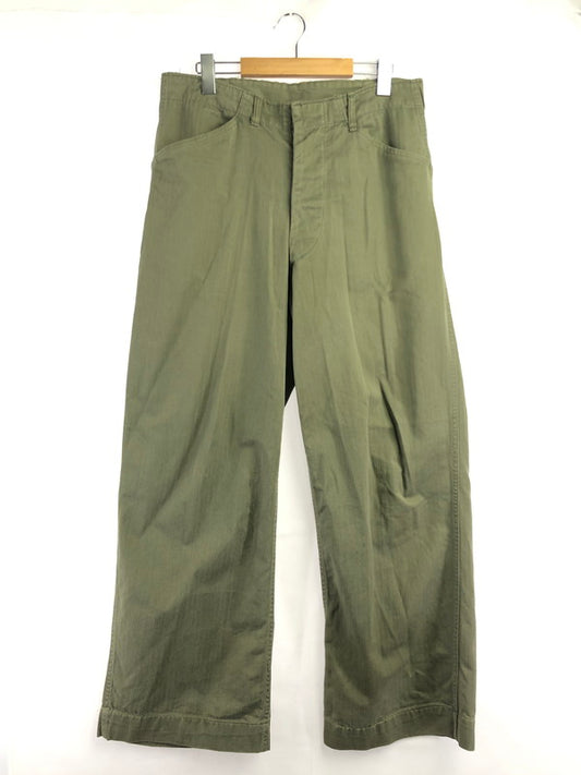 【現状渡し品】【メンズ】 USMC 40S P-47 HBT TROUSER PANTS トラウザーパンツ ボトムス 157-261001-na-08-tagh サイズ：サイズ不明 下記参照 カラー：カーキ 万代Net店