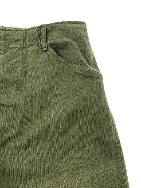 【現状渡し品】【メンズ】 USMC 40S P-47 HBT TROUSER PANTS トラウザーパンツ ボトムス 157-261001-na-08-tagh サイズ：サイズ不明 下記参照 カラー：カーキ 万代Net店