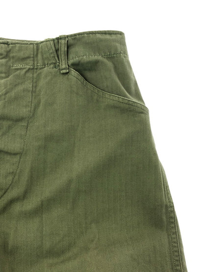 【現状渡し品】【メンズ】 USMC 40S P-47 HBT TROUSER PANTS トラウザーパンツ ボトムス 157-261001-na-08-tagh サイズ：サイズ不明 下記参照 カラー：カーキ 万代Net店